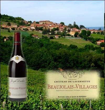 Dans quelle zone gographique sont situes les vignes de l'appellation d'origine contrle   Beaujolais- Villages   ?