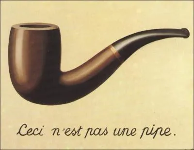   Ceci n'est pas une pipe   est une oeuvre de...