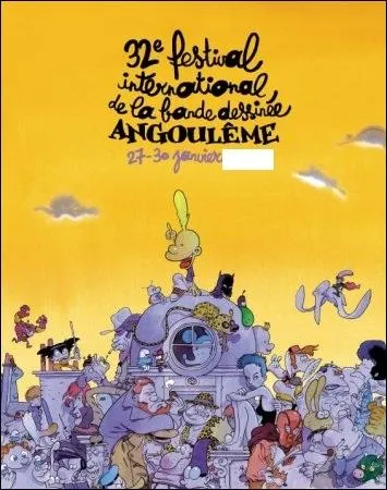 Qui a ralis cette affiche du Festival de BD d'Angoulme ?
