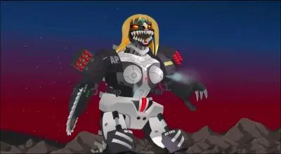 Dans l'pisode Mecha Stresand, quels personnages trouvent le triangle tant la deuxime partie du Diamand de Panthus dont Barbara Streisand a besoin pour devenir Mecha Streisand ?