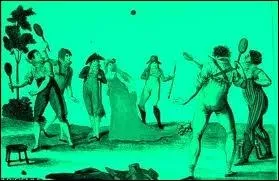 De quel jeu contemporain le jeu de paume est-il l'anctre ?