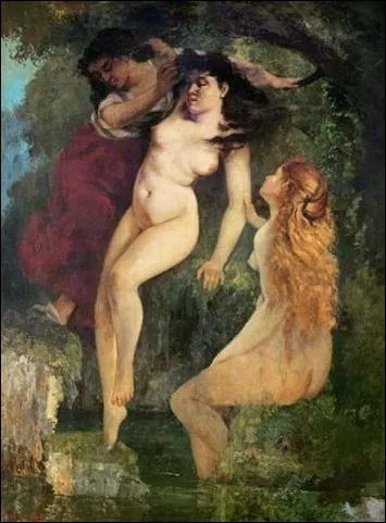 Trois baigneuses, 1865-1868
