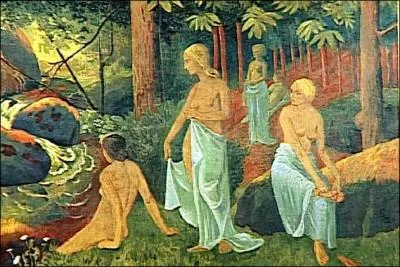 Baigneuses aux voiles blancs, 1908