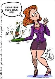 Vous commandez un kir, avec quoi va-t-elle le faire ?