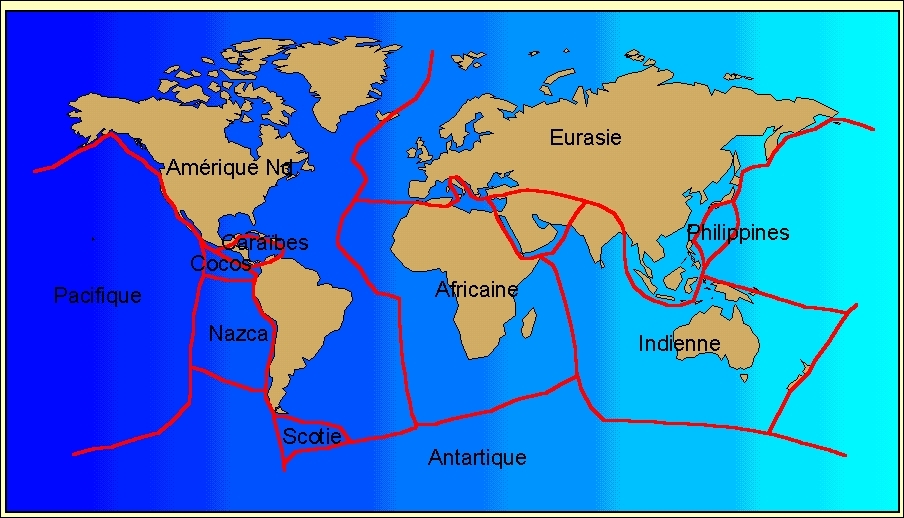 Plaques tectoniques quiz