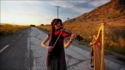 Quelle musique de Yiruma, interprte-t-elle auprs d'une joueuse de harpe ?