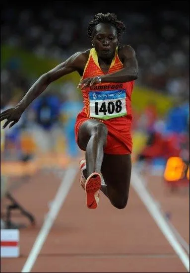 Quelle est cette discipline de saut dont la championne olympique en titre est Franoise Mbango ?