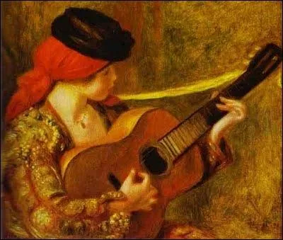 Femme espagnole  la guitare, 1898