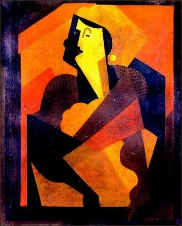 Femme aux bas noirs, 1920