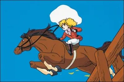 Quel est le nom du cheval de Gwendoline ?