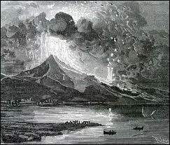 En quelle anne eut lieu l'ruption du Vsuve qui ensevelit Pompi, Herculanum,  ?