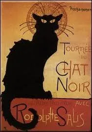 Qui a cr l'affiche du cabaret Le chat noir ?