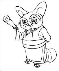 Matre Shifu refuse de croire en Po. De quel film d'animation s'agit-il ?