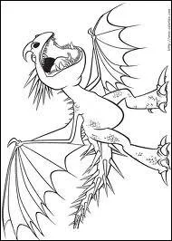 Dans quel film d'animation Dragon Vipre est-il chevauch par Astrid ?