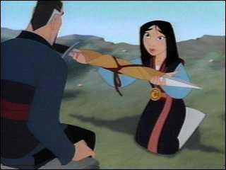 Que propose la grand-mre de Mulan  Shang?