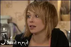 Avec qui Johanna est-elle en ce moment ?