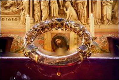 La Sainte Couronne serait, selon la tradition chrétienne, la couronne posée sur la tête du Christ avant sa crucifixion. De quel matériau était-elle faite ?