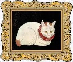 Qui a peint  Chat au collier rouge  ?