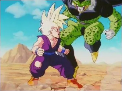 Cell bat facilement Sangohan quand il n'est pas en colre.