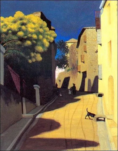 Qui a peint Mimosas en fleurs  Cagnes ?