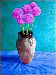 Qui a peint ces fleurs ?