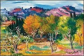 Qui a peint Arbres en fleurs ?