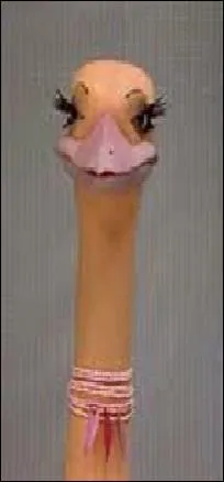 Comment s'appelle l'autruche qui l'accompagnait pour la prsentation du journal ?