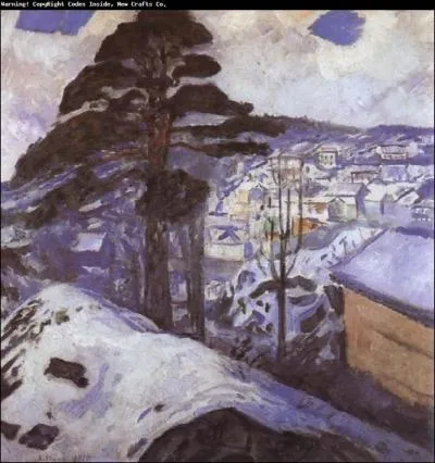 Est-ce Munch qui a peint L'hiver ?