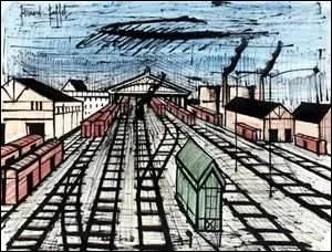 De qui est cette aquarelle dont Louis Aragon dit : -  (... ) a choisi de peindre des lieux qu'on n'aurait pas raison de photographier  ?