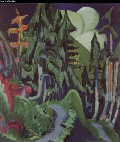 Est-ce Munch qui a peint La fort ?