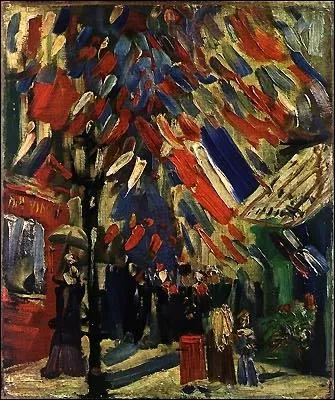Est-ce Munch qui a peint Fte du 14 juillet  Paris ?