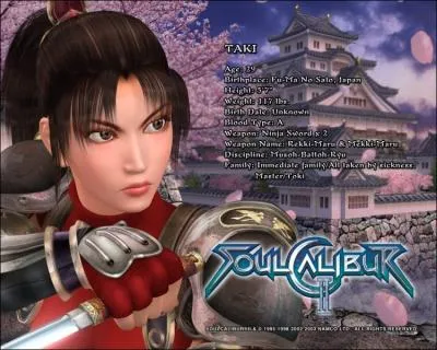 Quel est le nom de cette joueuse venant de Soulcalibur ?