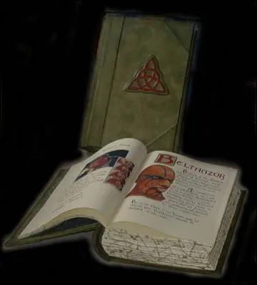 Quel est le nom du démon qui est sur la page ouverte ?