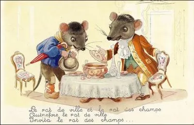  Le rat des villes et le rat des champs  est :