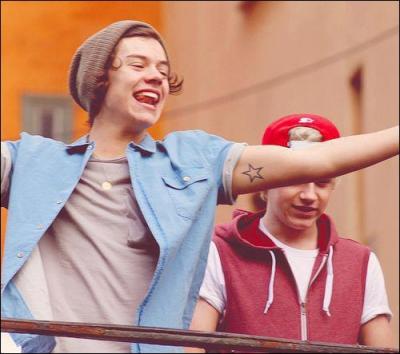 Qui lui a tenu la main quand il s'est fait tatouer ?