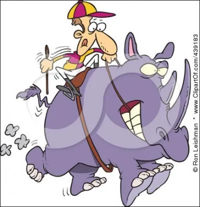 Sylvester  Sly  Carmouche, jockey, a trouv la combine pour gagner une course par temps de brouillard !