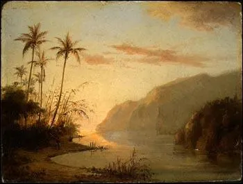 Qui a peint Une crique  saint Thomas ?