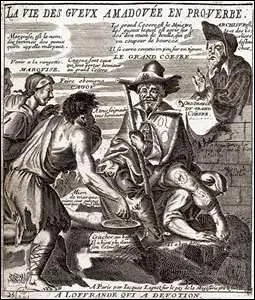 Quelle est la proposition qu'il convient de choisir ?
Ce peuple débordait d'----, La Cour des miracles abritait différentes sortes de ---- / ---- de criminels.