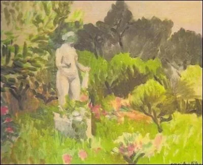 Qui a peint Le jardin de Renoir  Cagnes ?