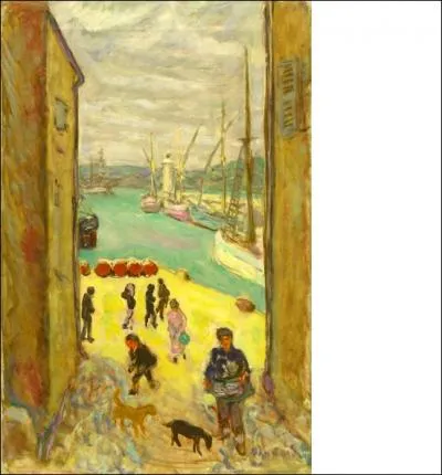 Qui a peint Vue du port de Saint Tropez ?