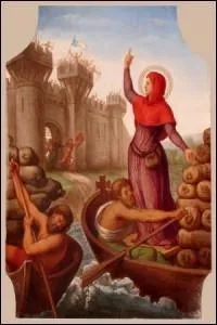 Quelle hrone, devenue la sainte patronne de la ville de Paris, a soutenu Clovis avec ferveur et l'a incit  btir de nombreuses glises dans sa ville ?