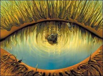 Qui a peint cet oeil ?