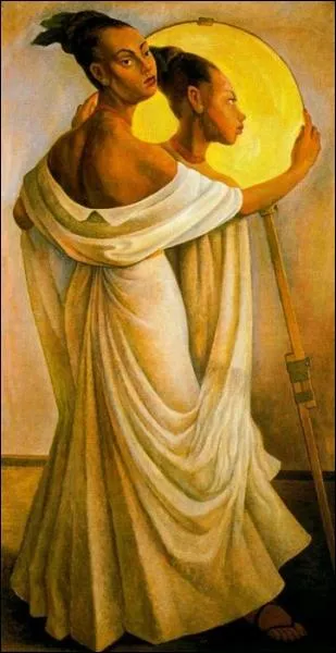 Qui a peint Ruth et son reflet ?