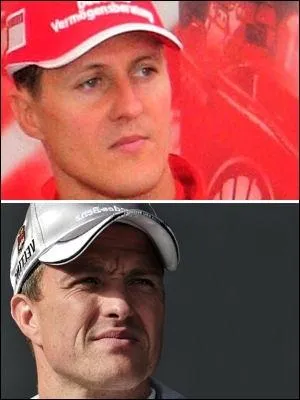 Voici les frres Schumacher ; il y a Michael et :