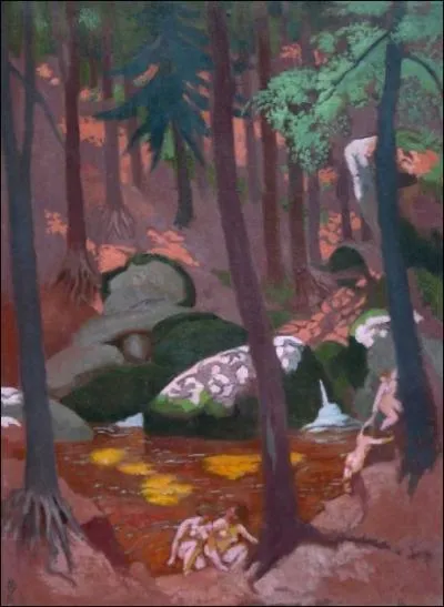 Qui a peint  Rochers et mare  Huelgoat  ?