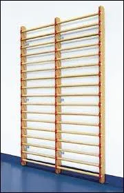 L'espalier est un agrs de gymnastique artistique...