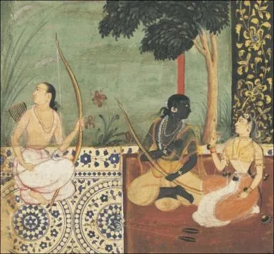 Dans quel film une petite fille raconte-t-elle l'histoire du  Ramayana  pour oublier ses malheurs ?