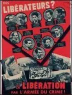 Comment a-t-on surnomm cette clbre affiche de la propagande nazie qui prsentait des hroques rsistants comme des terroristes ?