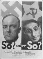 Des affiches agressives placardes sur les murs des villes taient destines  manipuler les masses. D'aprs cette affiche, qui sont les principaux ennemis de l'Allemagne nazie ?