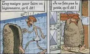 Trop maigre pour faire un lgionnaire, ce Goth apparat dans l'album ...